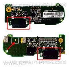 WLAN IO PCB  (DVT 1.0) ( 60 Pins, DVT, with Type C connector ) Replacement for Honeywell Dolphin CT30XP